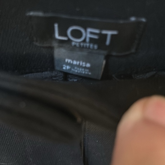 Loft women’s size 2 pet Marisa pencil slacks new without tags - Picture 2 of 3